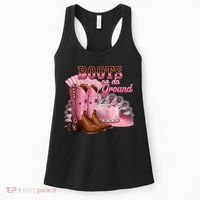 Boots On The Ground, Cowgirl Linedance, Boot Cowboy Western Women's Tank Top thumb 0