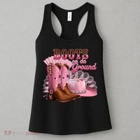Boots On The Ground, Cowgirl Linedance, Boot Cowboy Western Women's Tank Top thumb 3