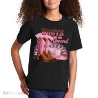 Boots On The Ground, Cowgirl Linedance, Boot Cowboy Western Kids T-Shirt thumb 2