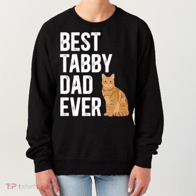 Best Orange Tabby Cat Dad Ever Orange Tabby Cat Owner Gift Women's Sweatshirt