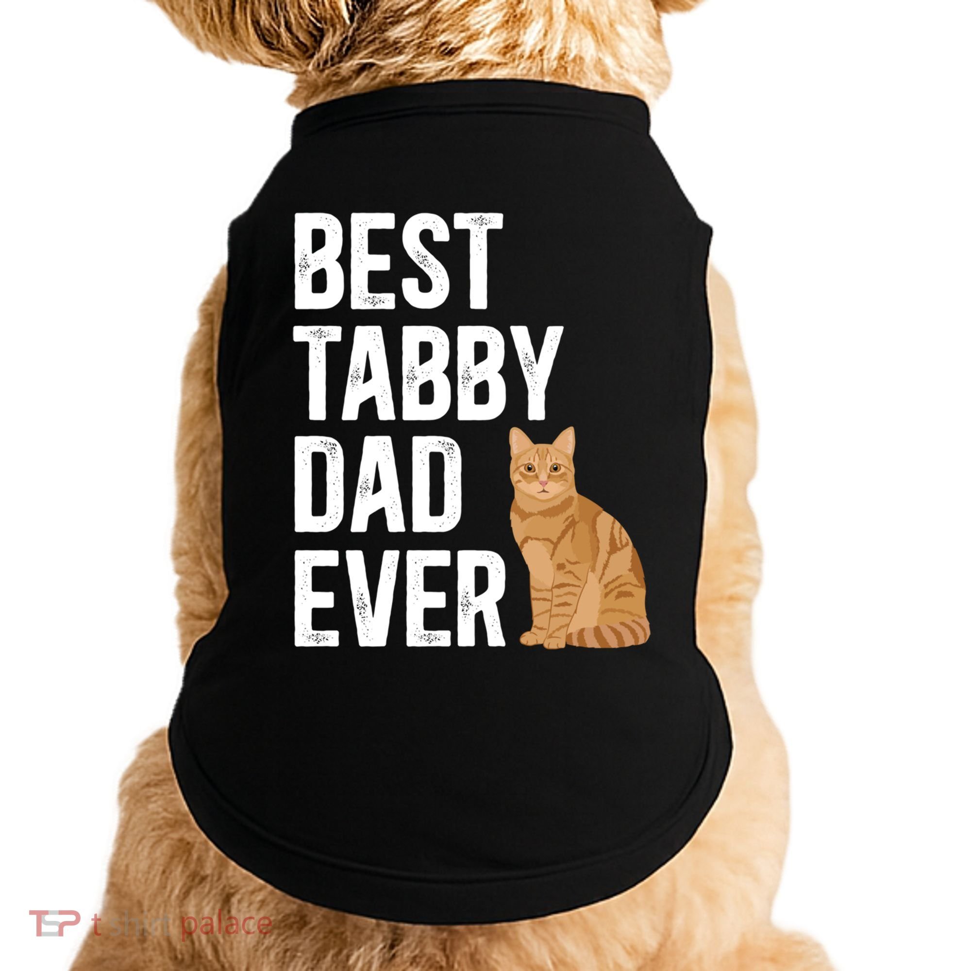 Best Orange Tabby Cat Dad Ever Orange Tabby Cat Owner Gift Doggie Tank