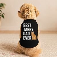 Best Orange Tabby Cat Dad Ever Orange Tabby Cat Owner Gift Doggie Tank thumb 2