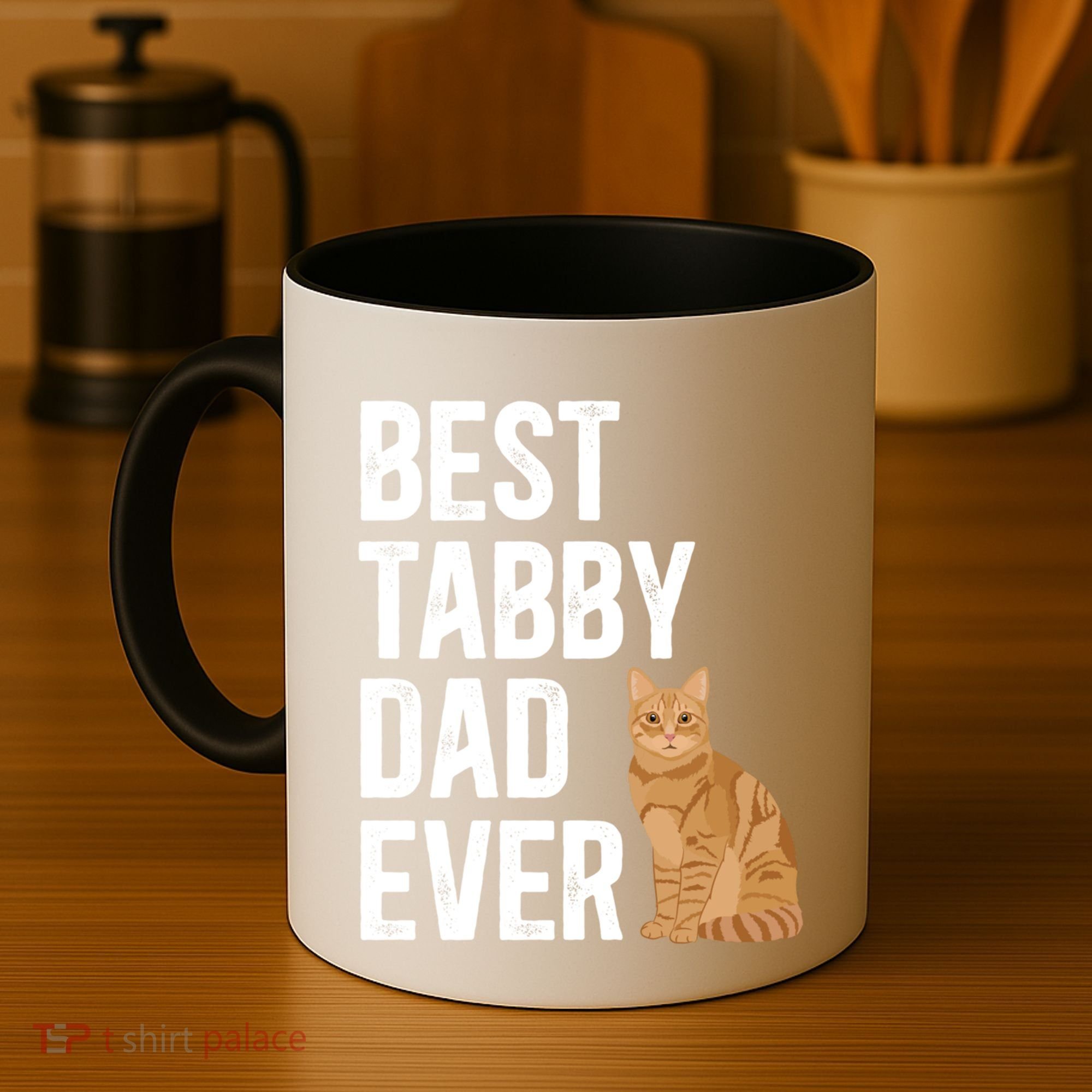 Best Orange Tabby Cat Dad Ever Orange Tabby Cat Owner Gift Coffee Mug