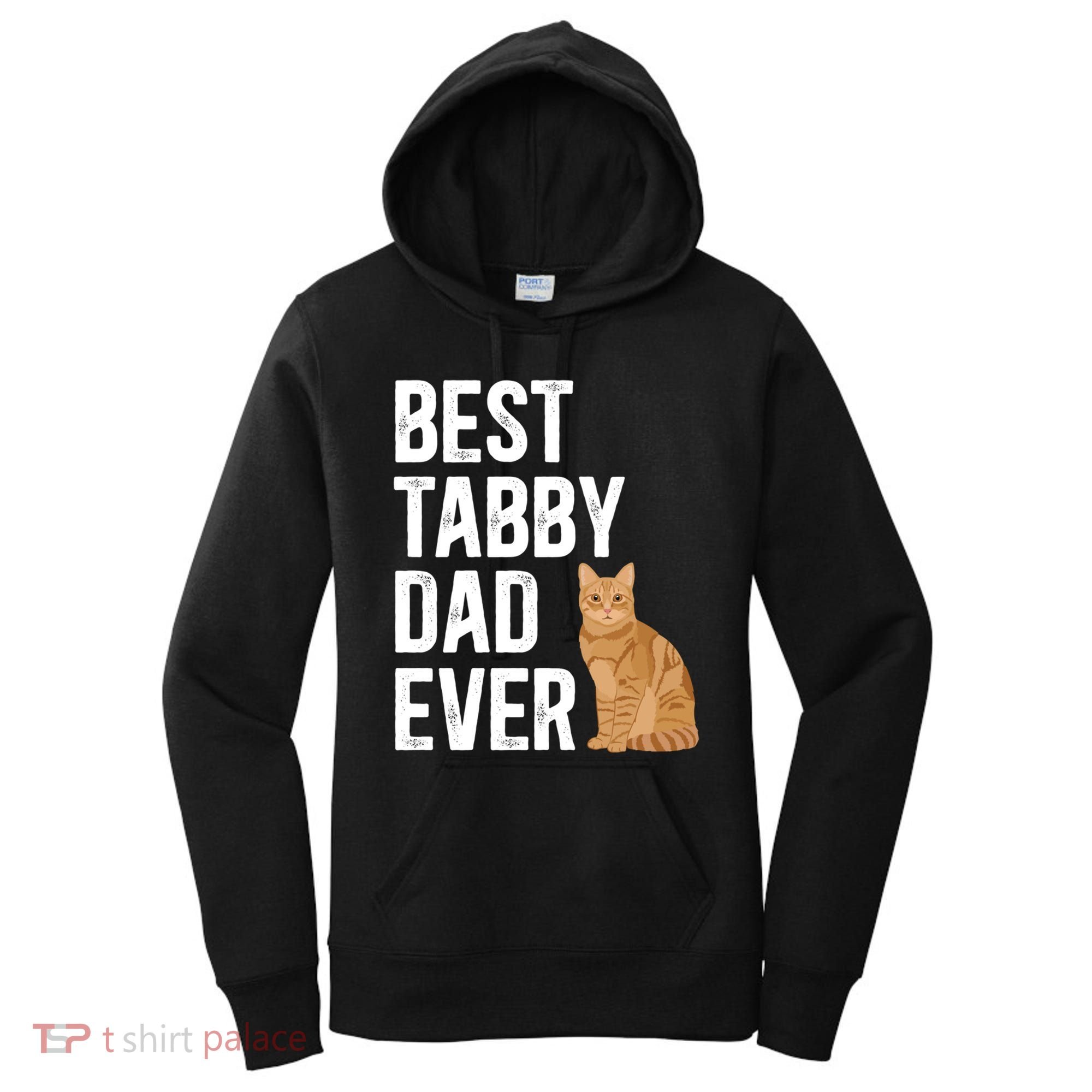 Best Orange Tabby Cat Dad Ever Orange Tabby Cat Owner Gift Women's Hoodie