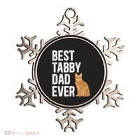 Best Orange Tabby Cat Dad Ever Orange Tabby Cat Owner Gift Ornament thumb 0