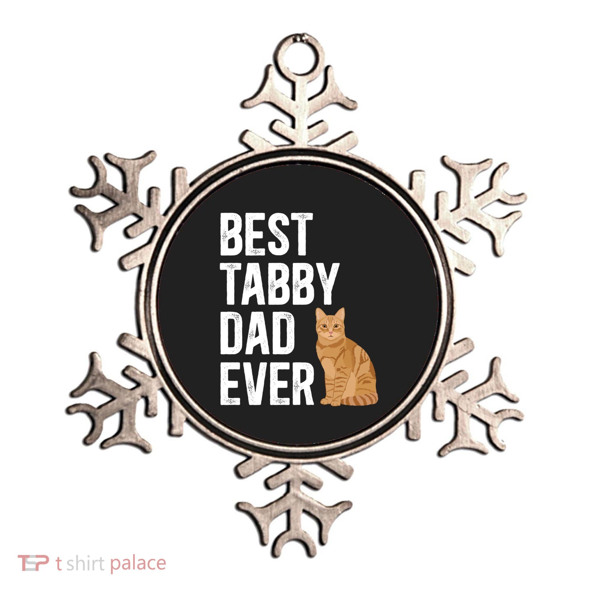 Best Orange Tabby Cat Dad Ever Orange Tabby Cat Owner Gift Ornament