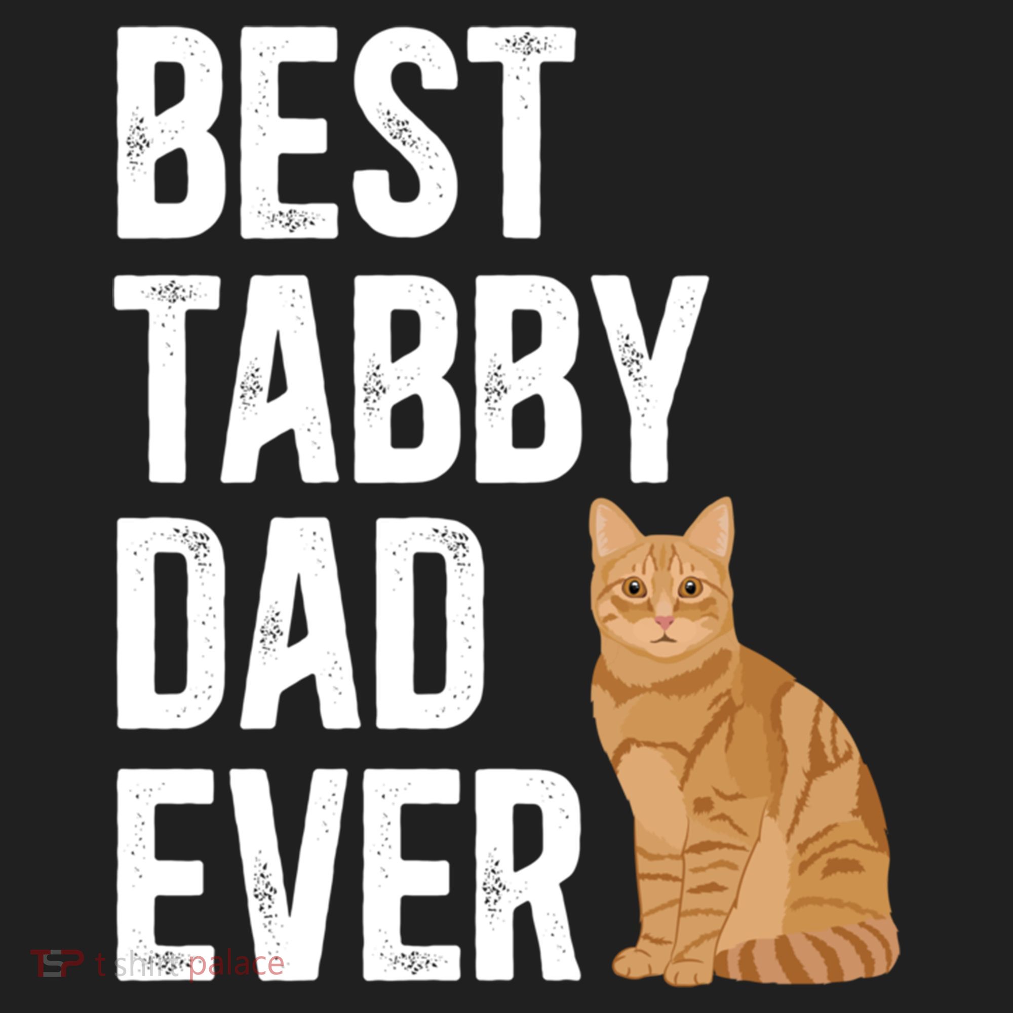 Best Orange Tabby Cat Dad Ever Orange Tabby Cat Owner Gift Golf Towel