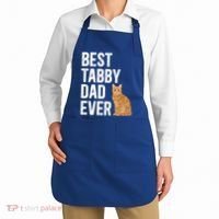 Best Orange Tabby Cat Dad Ever Orange Tabby Cat Owner Gift Apron thumb 2
