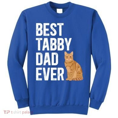 Best Orange Tabby Cat Dad Ever Orange Tabby Cat Owner Gift Sweatshirt