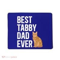 Best Orange Tabby Cat Dad Ever Orange Tabby Cat Owner Gift Mousepad thumb 0