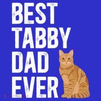Best Orange Tabby Cat Dad Ever Orange Tabby Cat Owner Gift Mousepad thumb 1