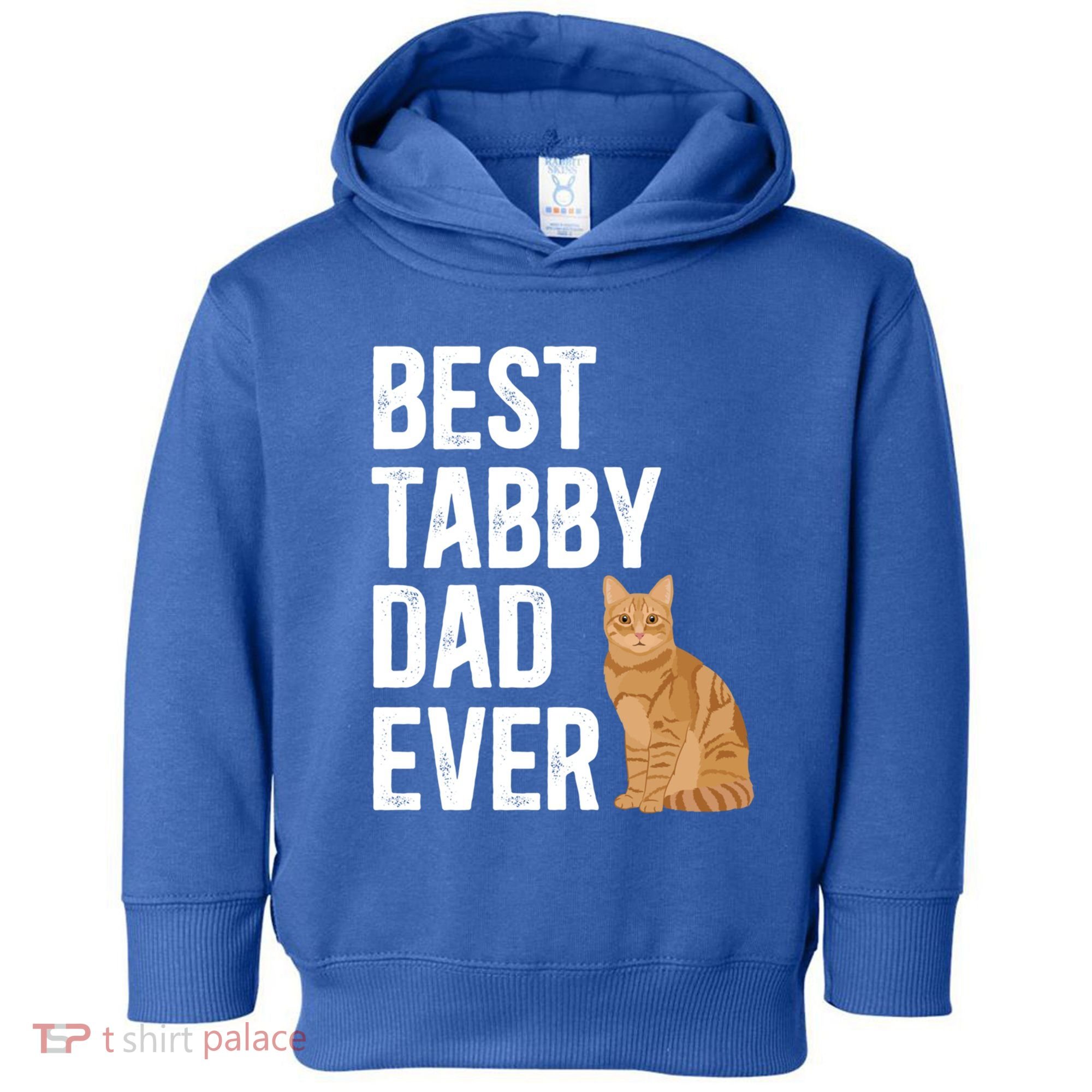Best Orange Tabby Cat Dad Ever Orange Tabby Cat Owner Gift Toddler Hoodie