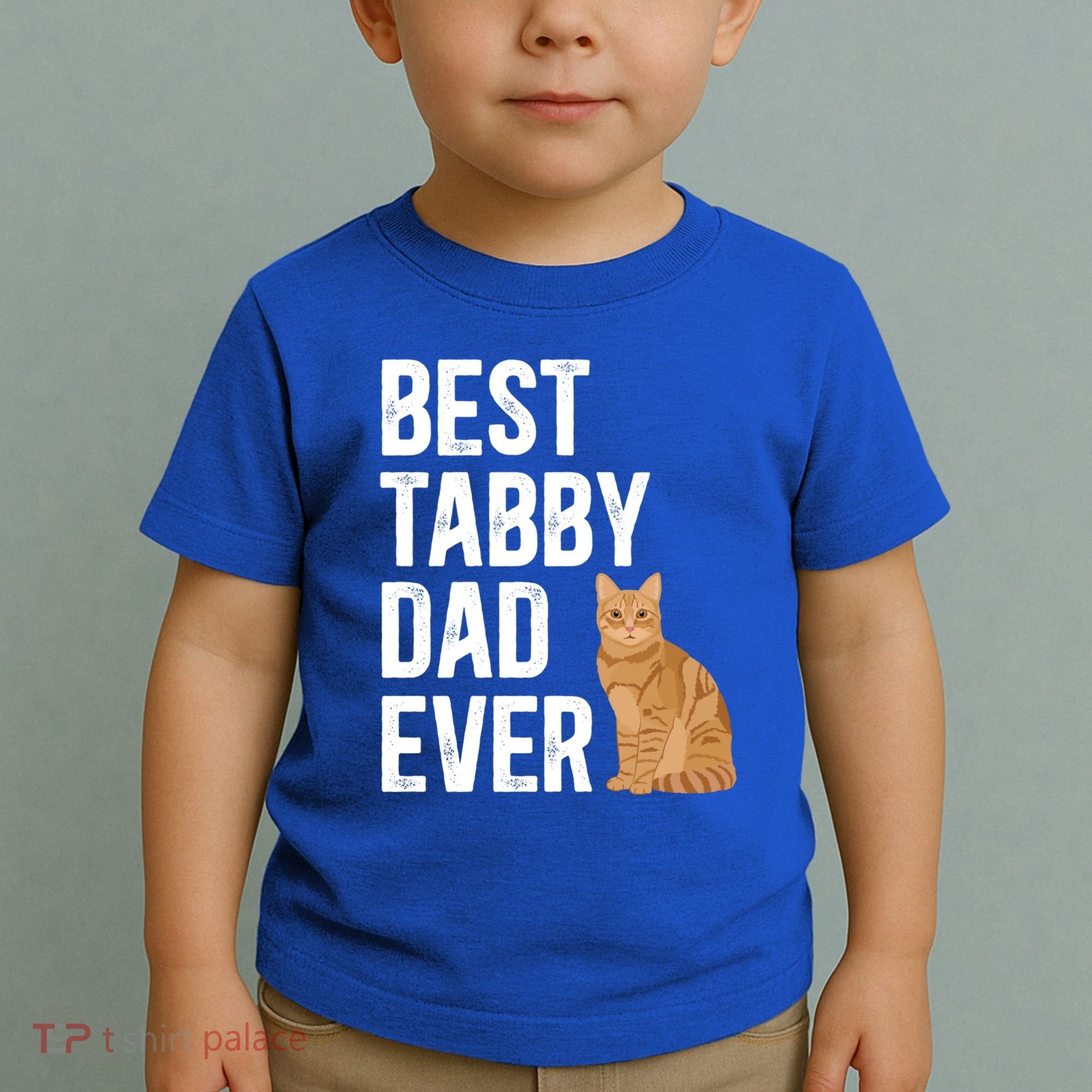 Best Orange Tabby Cat Dad Ever Orange Tabby Cat Owner Gift Toddler T-Shirt
