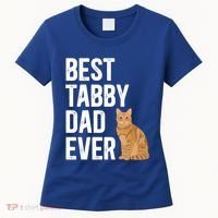 Best Orange Tabby Cat Dad Ever Orange Tabby Cat Owner Gift Women's T-Shirt thumb 0