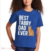 Best Orange Tabby Cat Dad Ever Orange Tabby Cat Owner Gift Kids T-Shirt thumb 2