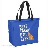 Best Orange Tabby Cat Dad Ever Orange Tabby Cat Owner Gift Tote Bag thumb 2