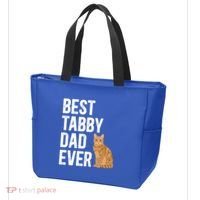 Best Orange Tabby Cat Dad Ever Orange Tabby Cat Owner Gift Tote Bag thumb 3