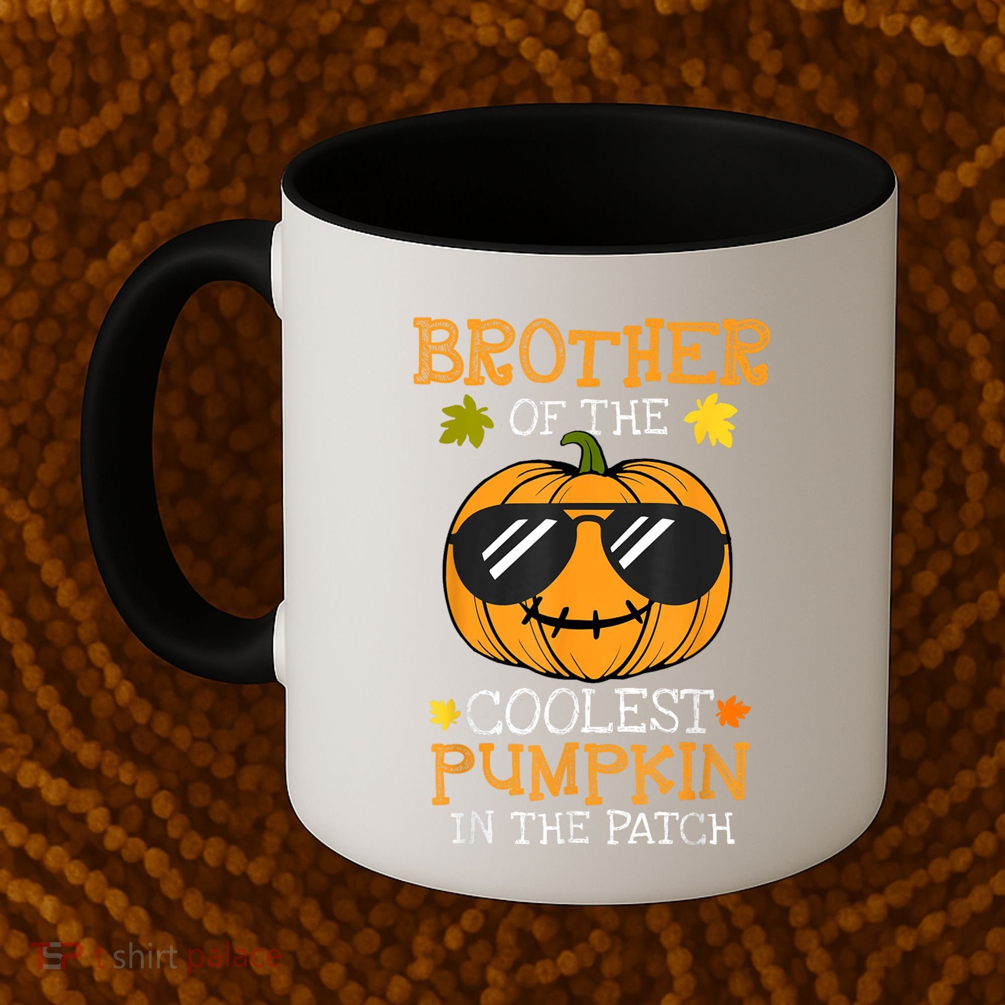 Brother Of The Coolest Pumpkin In The Patch Halloween Boy Coffee Mug