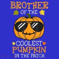 Brother Of The Coolest Pumpkin In The Patch Halloween Boy Sweatshirt thumb 3