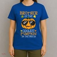 Brother Of The Coolest Pumpkin In The Patch Halloween Boy T-Shirt thumb 4