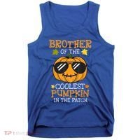Brother Of The Coolest Pumpkin In The Patch Halloween Boy Tank Top thumb 0