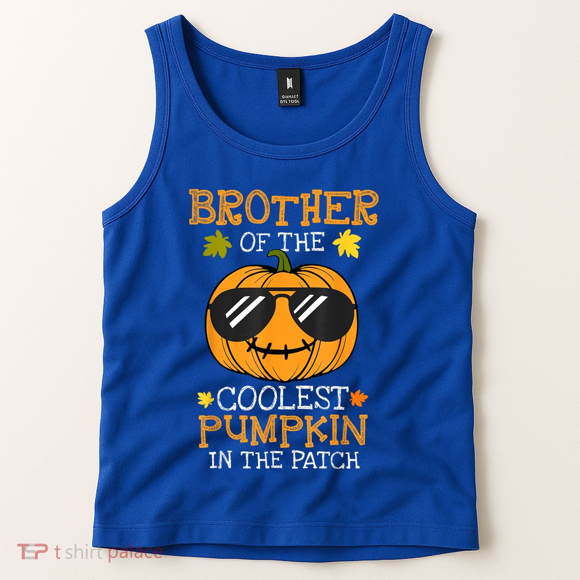 Brother Of The Coolest Pumpkin In The Patch Halloween Boy Tank Top