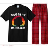 Bring On The Matriarchy Funny Humorous Feminist Statement Pajama Set thumb 0