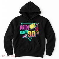 Bride Of The 90s Retro 90s Bride Bachelorette Party Hoodie thumb 0