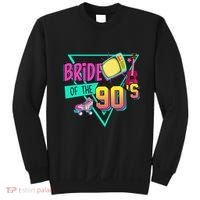 Bride Of The 90s Retro 90s Bride Bachelorette Party Sweatshirt thumb 0