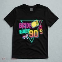 Bride Of The 90s Retro 90s Bride Bachelorette Party T-Shirt thumb 5