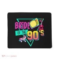 Bride Of The 90s Retro 90s Bride Bachelorette Party Mousepad thumb 0