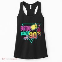 Bride Of The 90s Retro 90s Bride Bachelorette Party Women's Tank Top thumb 0