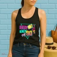 Bride Of The 90s Retro 90s Bride Bachelorette Party Women's Tank Top thumb 2