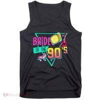 Bride Of The 90s Retro 90s Bride Bachelorette Party Tank Top thumb 0