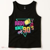 Bride Of The 90s Retro 90s Bride Bachelorette Party Tank Top thumb 2