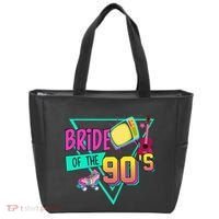 Bride Of The 90s Retro 90s Bride Bachelorette Party Tote Bag thumb 0