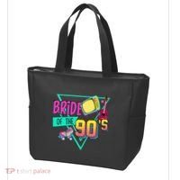 Bride Of The 90s Retro 90s Bride Bachelorette Party Tote Bag thumb 3