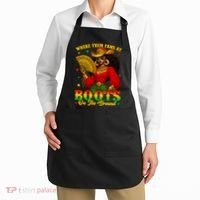 Boots On The Ground Juneteenth Cowgirl Where Them Fans At   Apron thumb 2