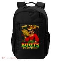 Boots On The Ground Juneteenth Cowgirl Where Them Fans At   Backpack thumb 0