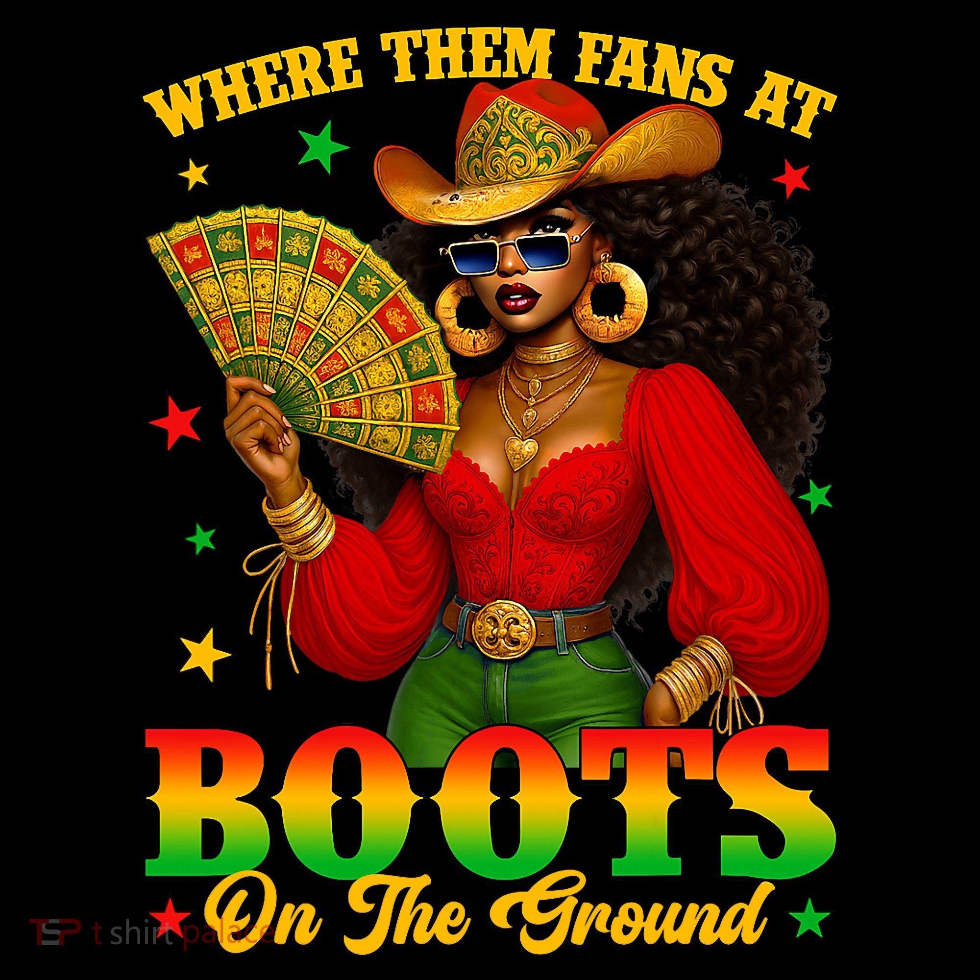 Boots On The Ground Juneteenth Cowgirl Where Them Fans At   Coffee Mug