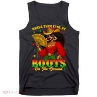 Boots On The Ground Juneteenth Cowgirl Where Them Fans At   Tank Top thumb 0