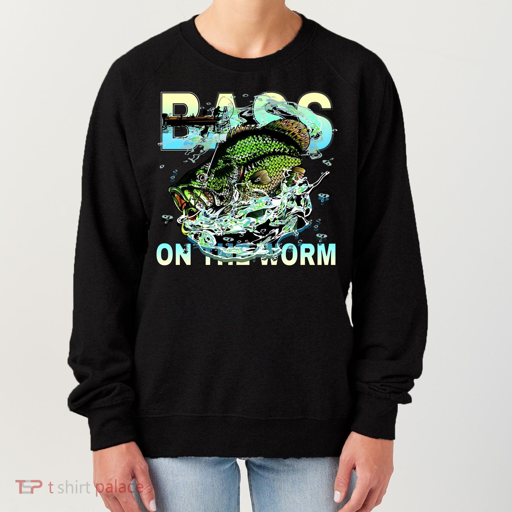 Bass On The Worm Women's Sweatshirt