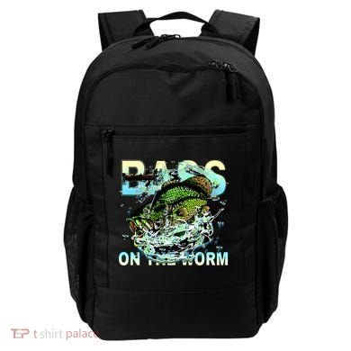 Bass On The Worm Backpack