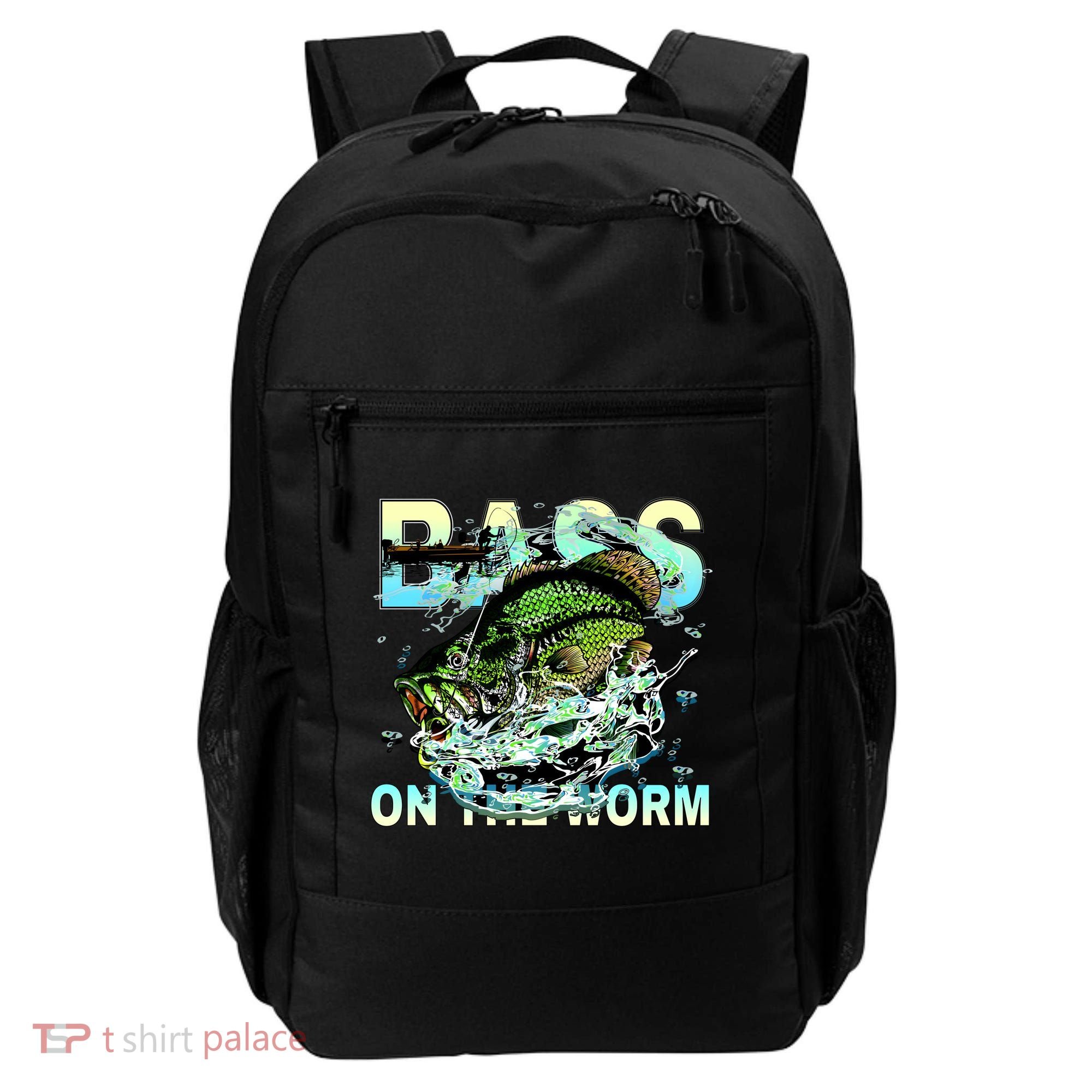 Bass On The Worm Backpack
