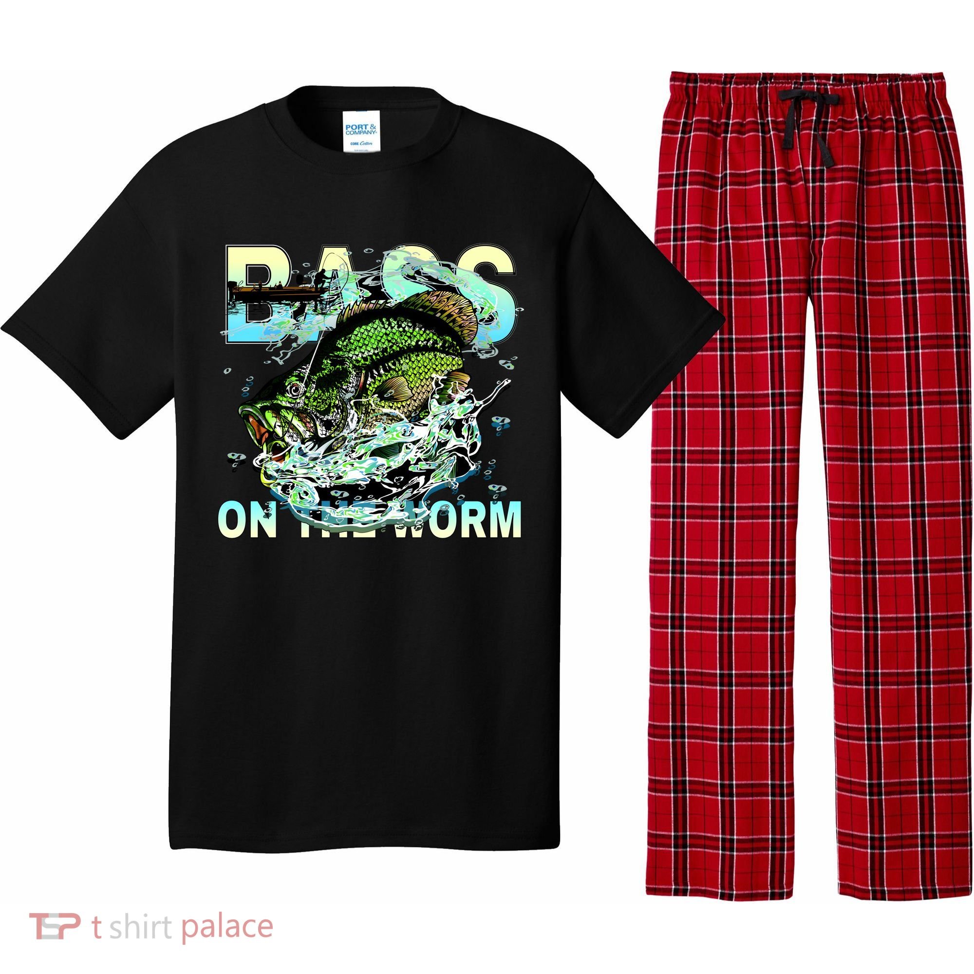 Bass On The Worm Pajama Set