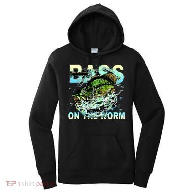 Bass On The Worm Women's Hoodie