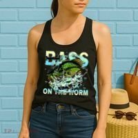 Bass On The Worm Women's Tank Top thumb 2