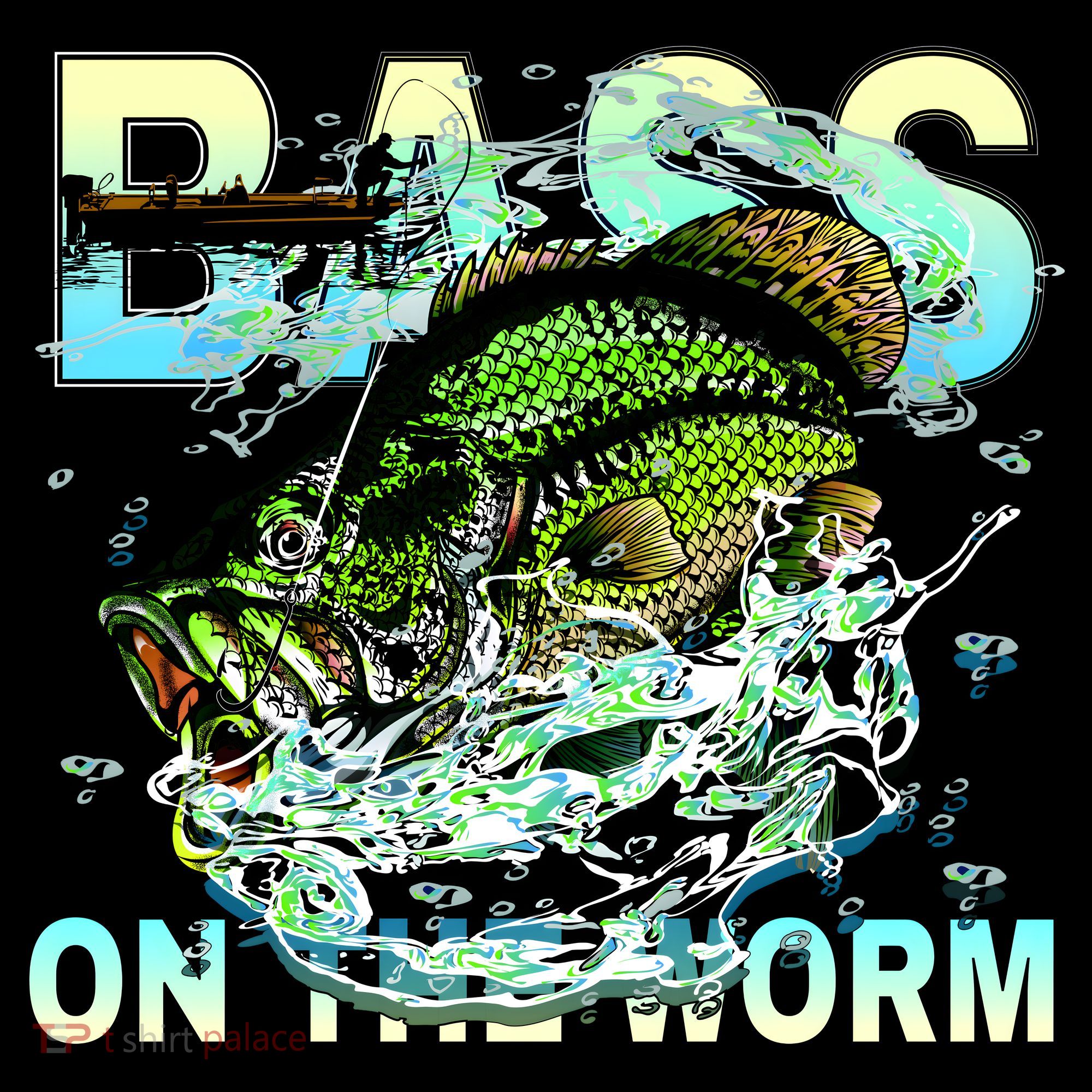 Bass On The Worm Women's Tank Top