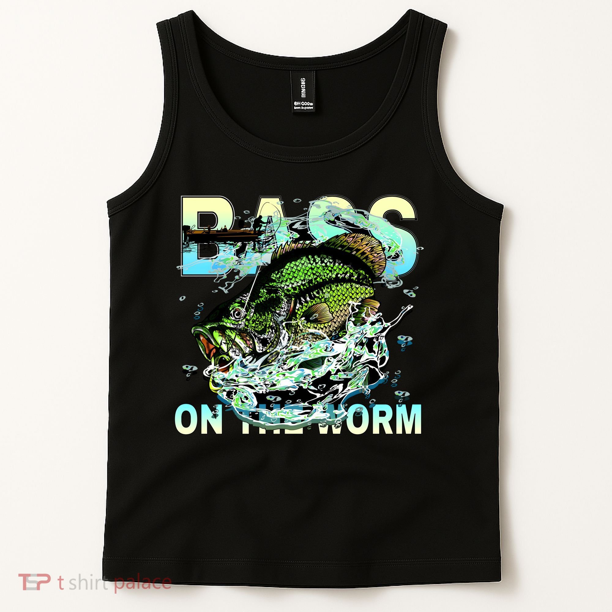 Bass On The Worm Tank Top