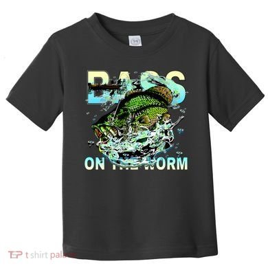 Bass On The Worm Toddler T-Shirt